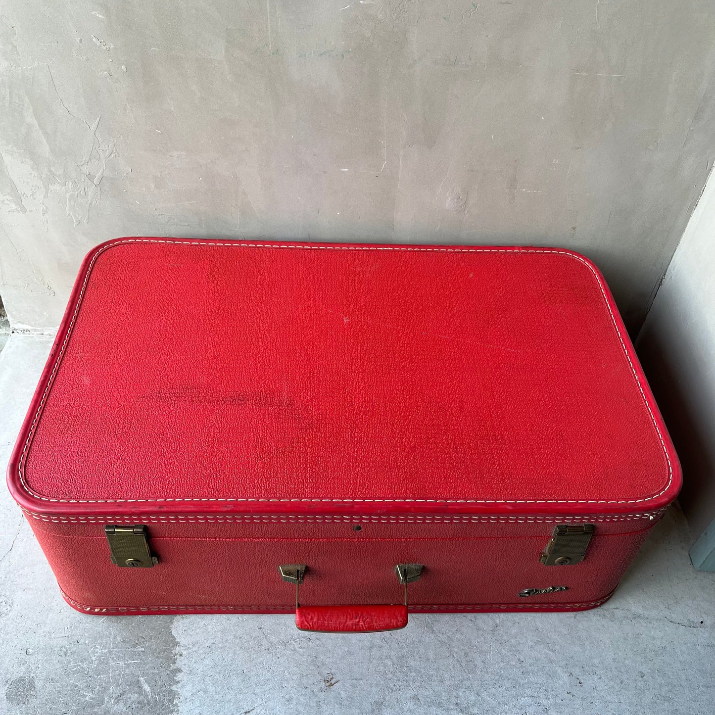 【USA vintage】Star line Suitcase