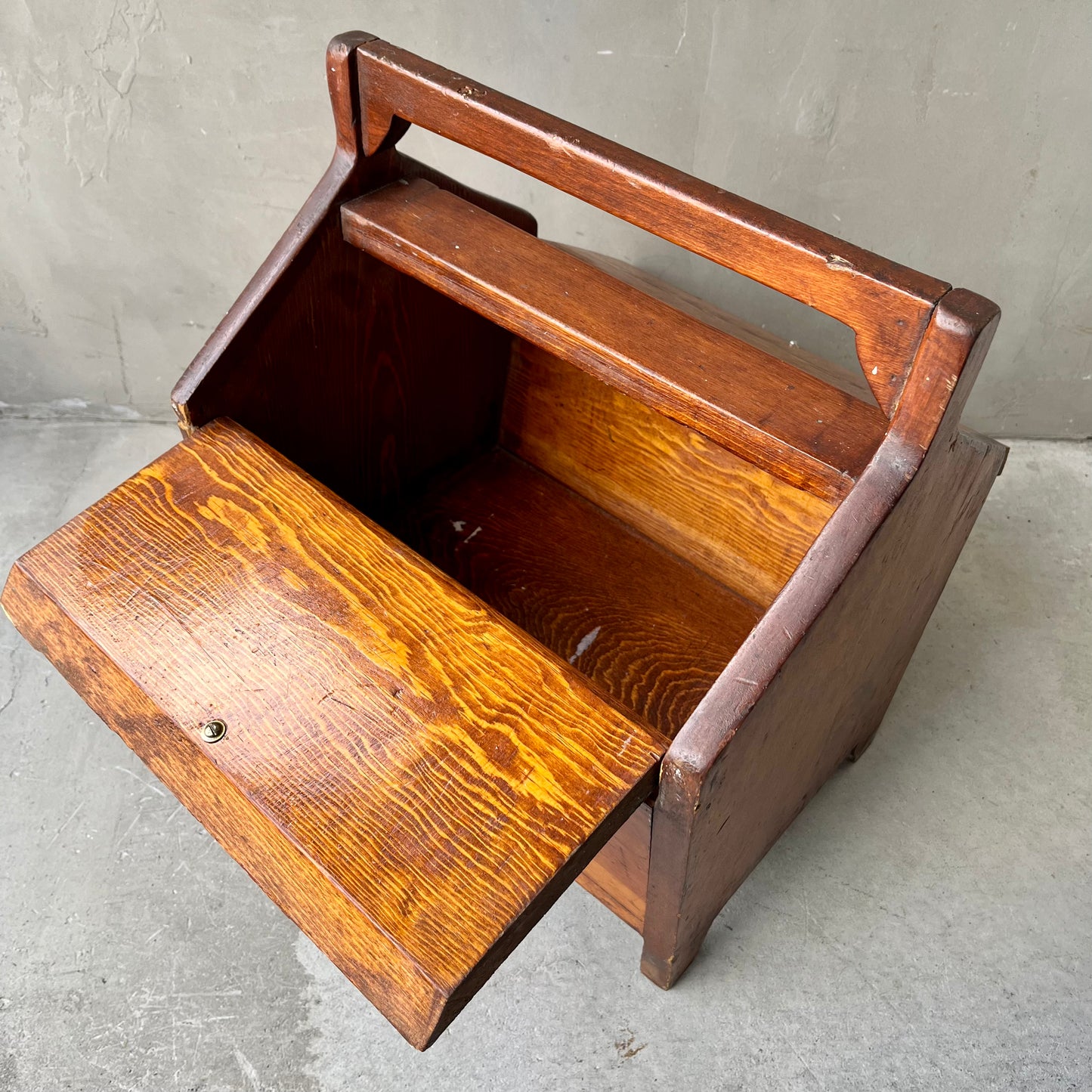 【USA vintage】Wooden Sewing Box