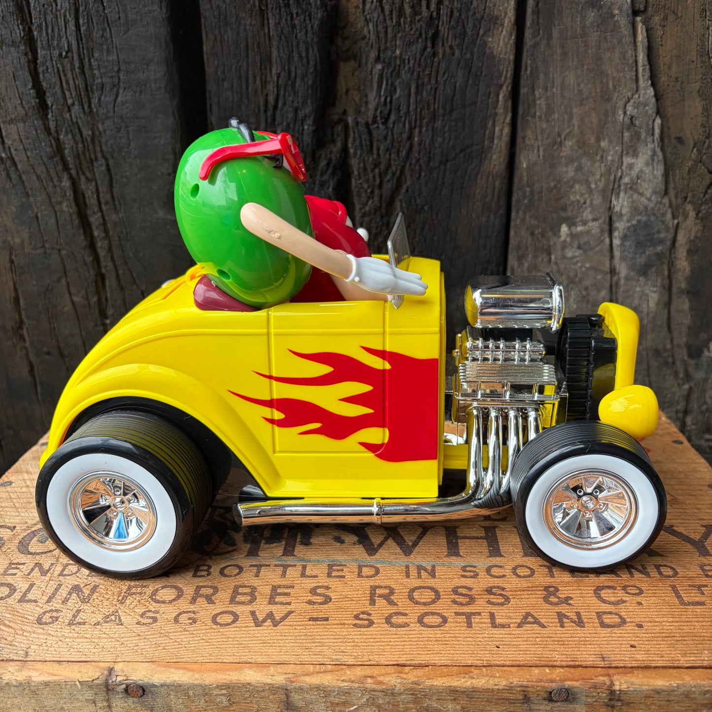 【90s USA vintage】M&M's Rebel Without A Clue Candy Dispenser