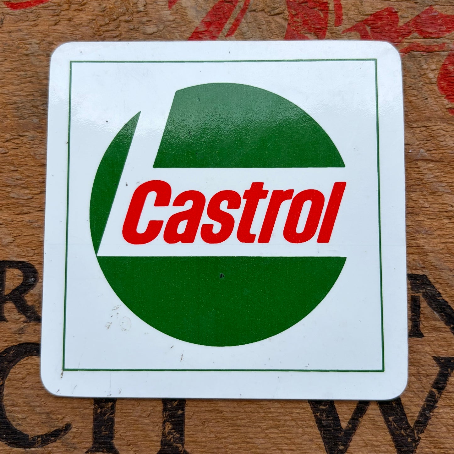 【vintage】 CASTROL カストロール ステッカー 当時物