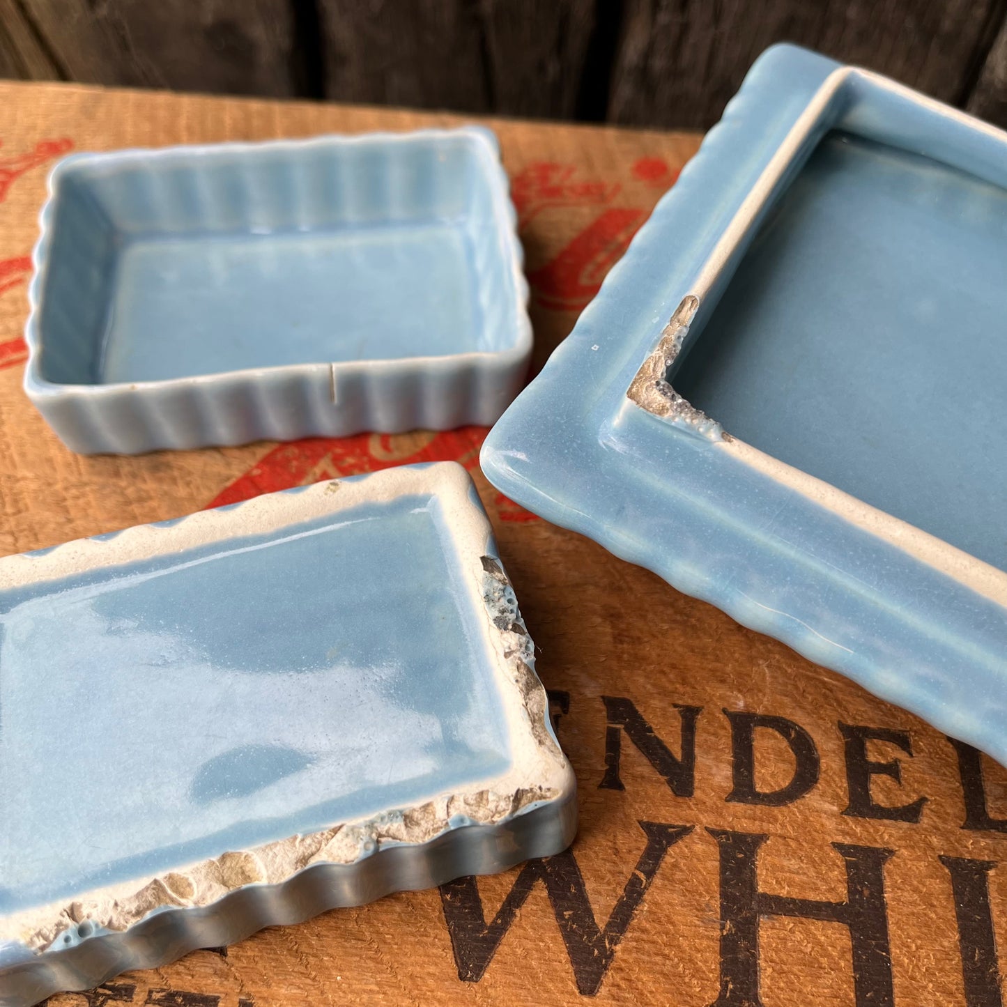 【USA vintage】Pottery Accessory Box