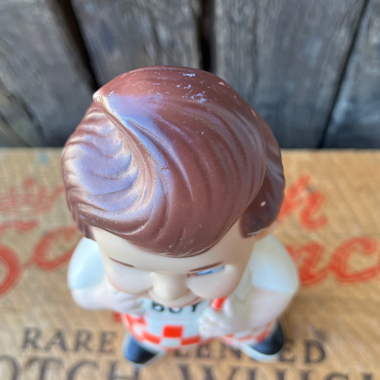 【USA vintage】70s BIG BOY BOBBY Coin Bank