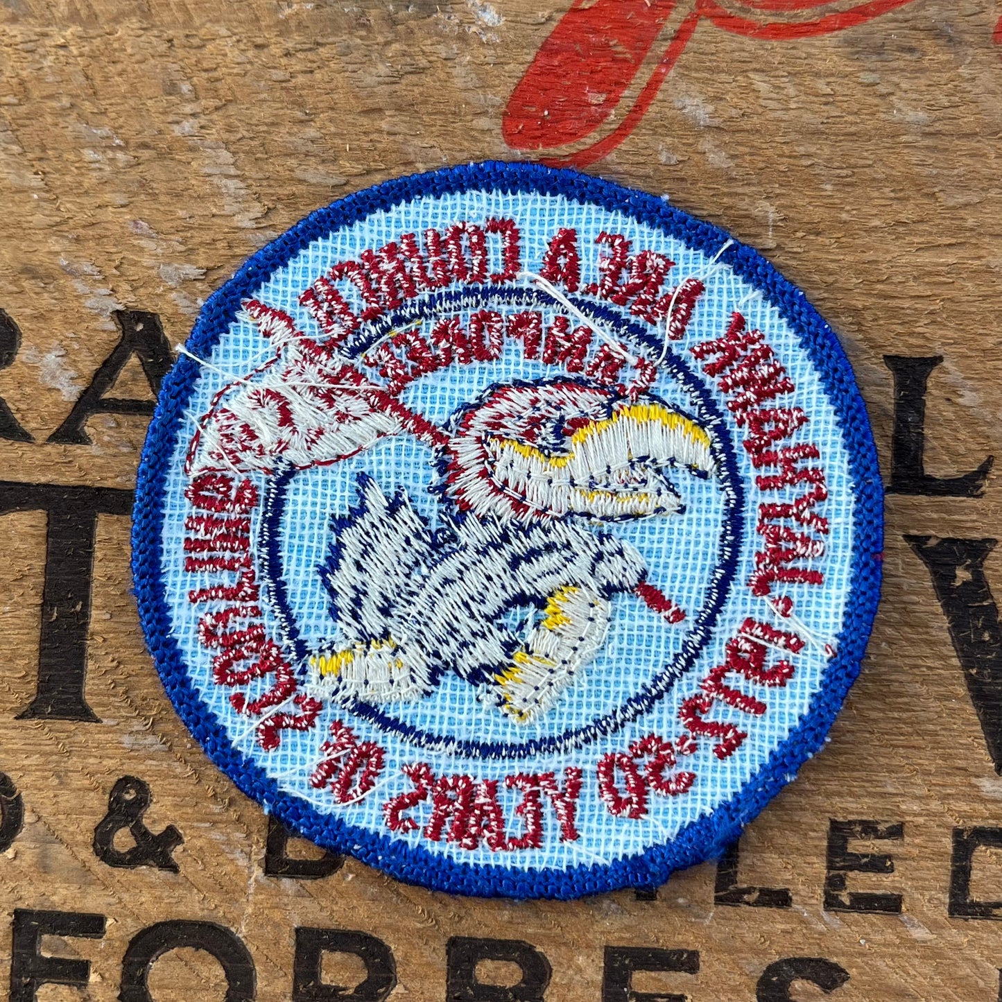 【USA vintage】Boy Scout Patch JAYHAWK AREA COUNCIL