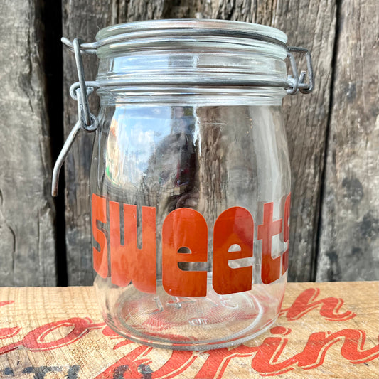 【French vintage】Triomphe Glass Canister