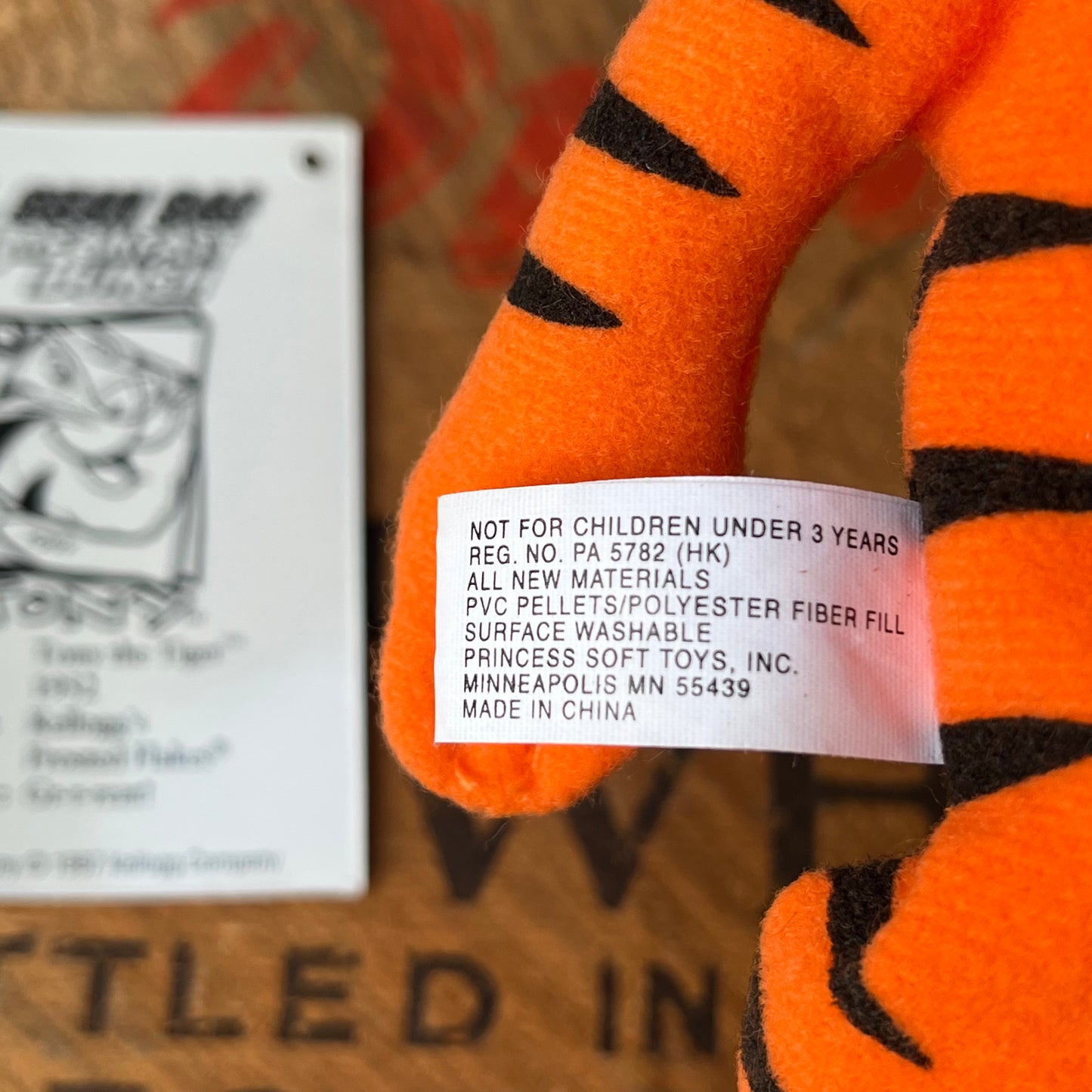 【USA vintage】Kellogg’s Bean Bag Plush Tony the Tiger