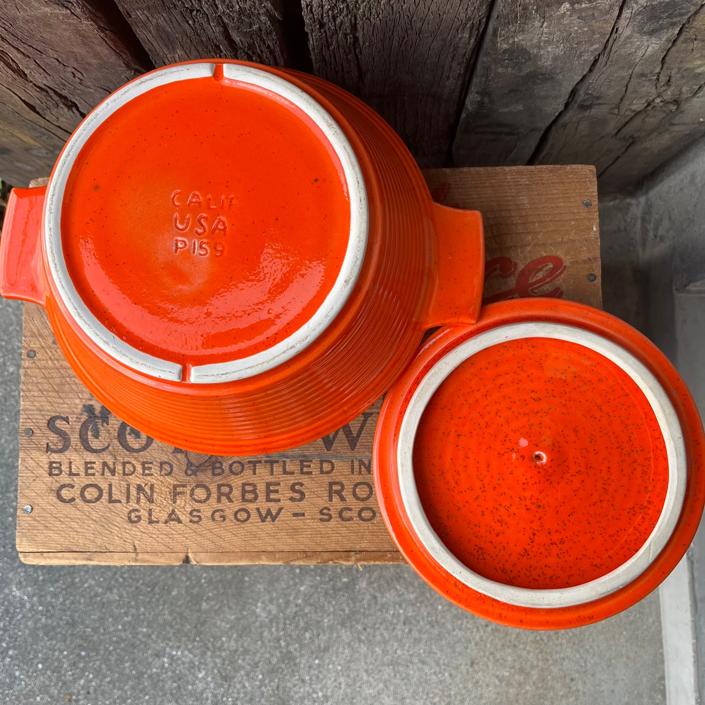 【USA vintage】California Pottery Crock P159