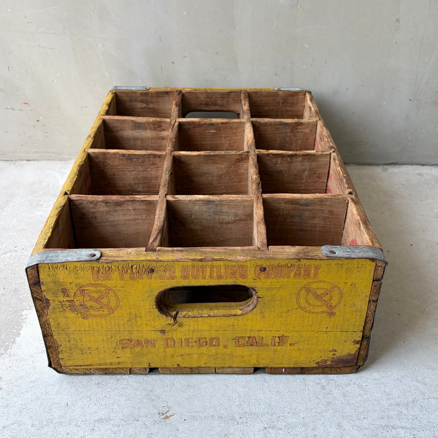 【USA vintage】Dr. Pepper Wooden Crate