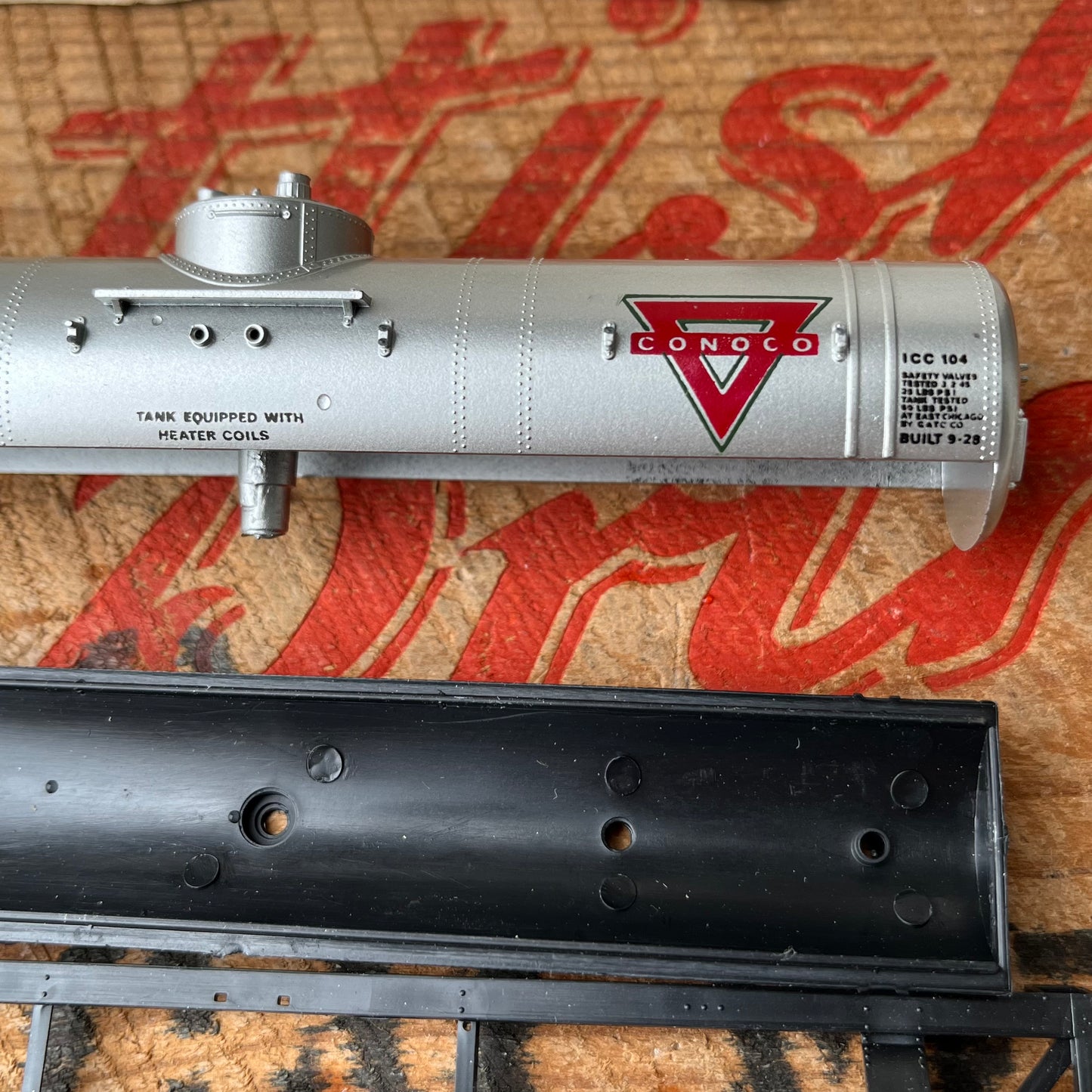 【USA vintage】ATHEARN 1571 40FT S/D TANK CONOCO