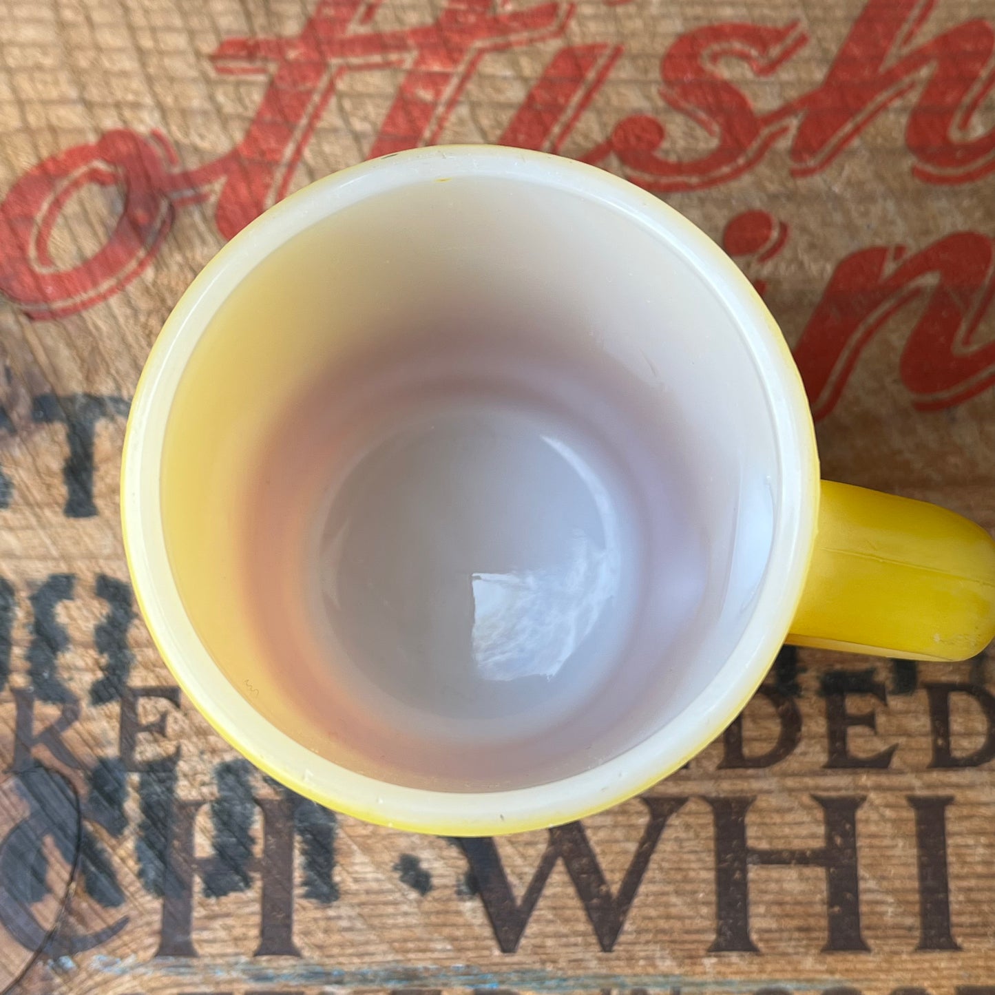 【1960-1976 USA vintage】Fire-King ribbedbottom Mugcup