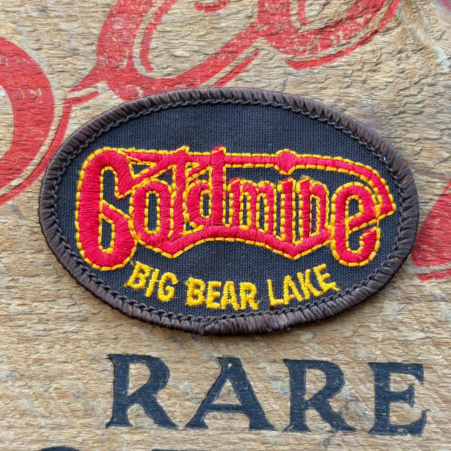 【USA vintage】Goldmine Ski Area Patch