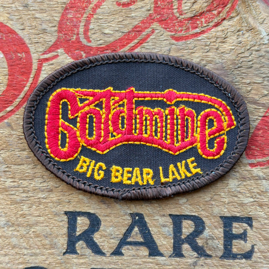 【USA vintage】Goldmine Ski Area Patch
