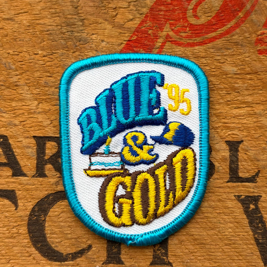【USA vintage】Boy Scout BLUE & GOLD Patch