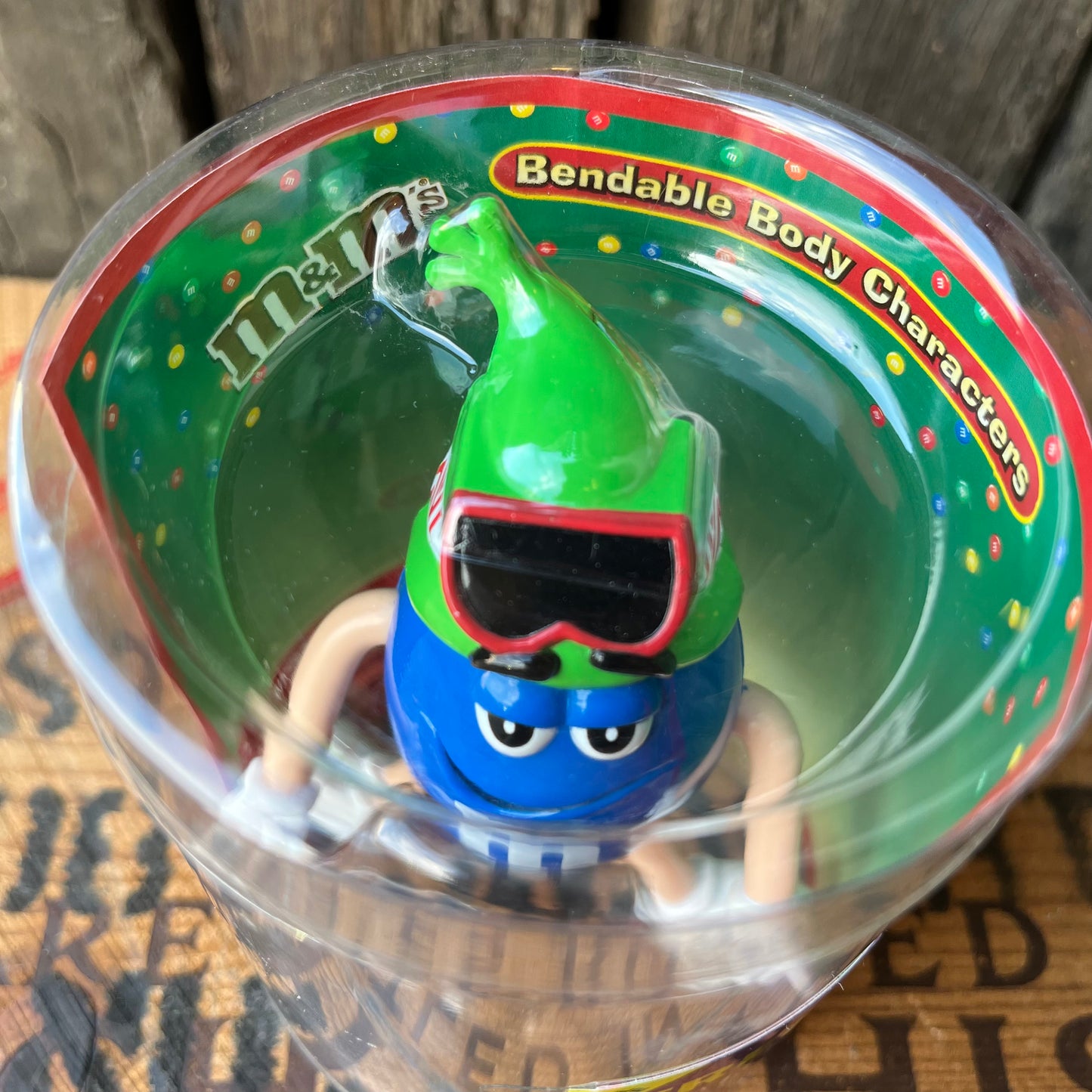 【USA】M&M's bendable body characters BLUE figure