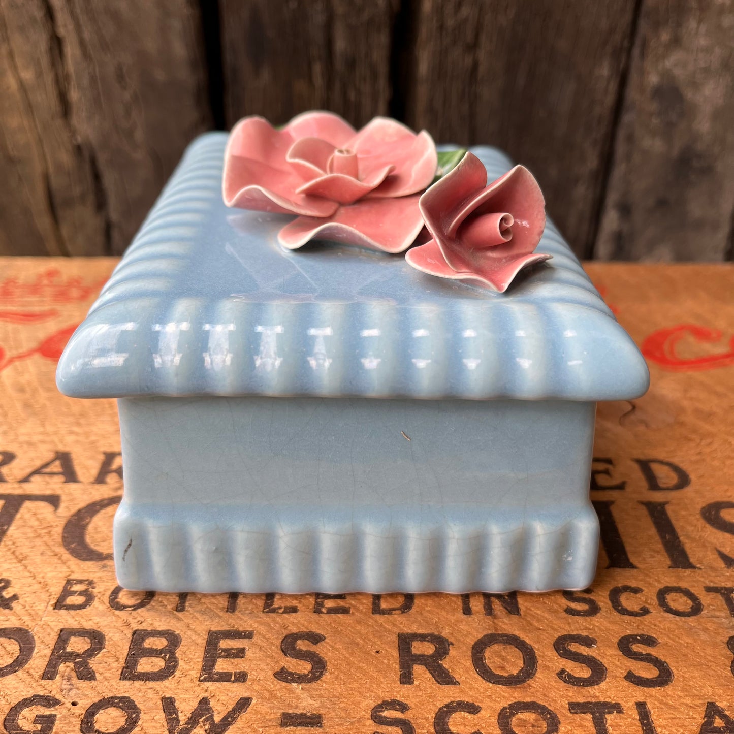 【USA vintage】Pottery Accessory Box