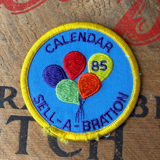 【USA vintage】Girl Scout Patch CALENDAR SELL-A-BRATION