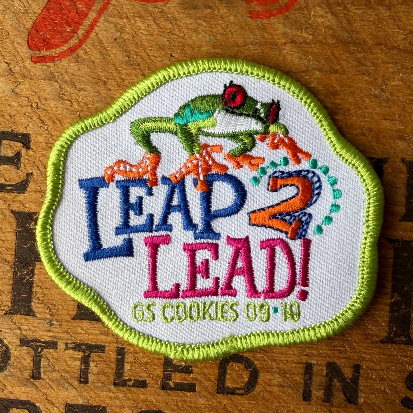 【USA vintage】Girl Scout Patch Leap Lead