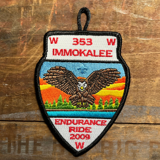 【USA vintage】ワッペン　ボーイスカウト IMMOKALEE