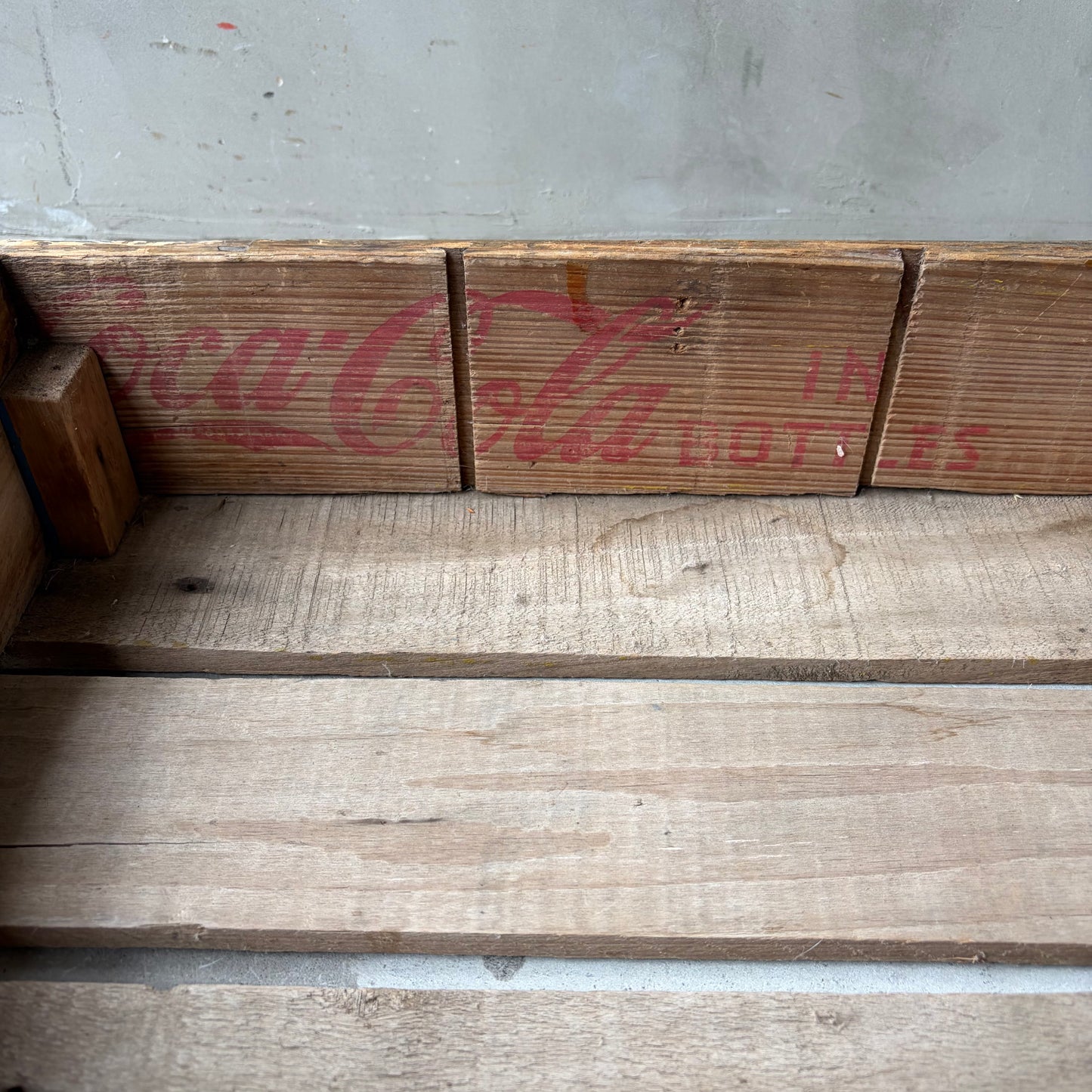 【USA vintage】Coca-Cola Wooden Box
