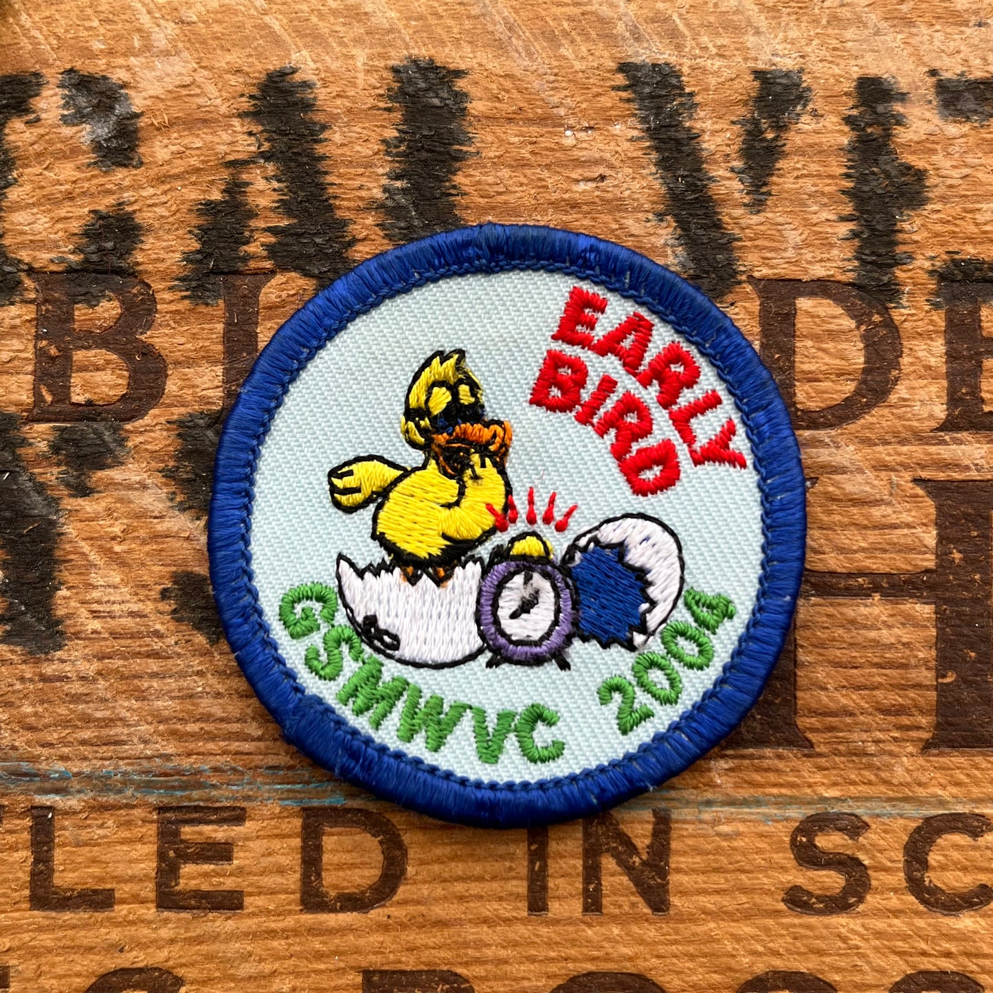 【USA vintage】Girl Scout Patch EARLY BIRD 04
