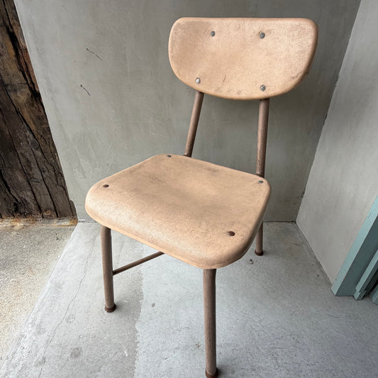 【USA vintage】60-70’s School Chair Ivory