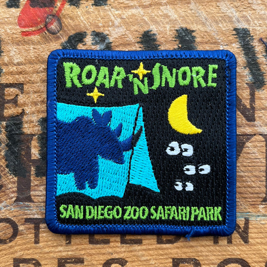 【USA vintage】San Diego Zoo Roar ‘n’ Snore Patch