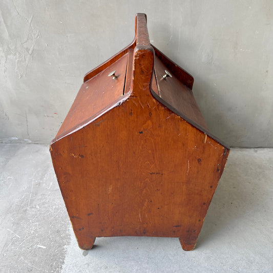 【USA vintage】Wooden Sewing Box