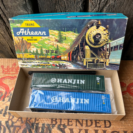 【USA vintage】ATHEARN 5743 40 FT CONTAINER 2-PACK HANJIN