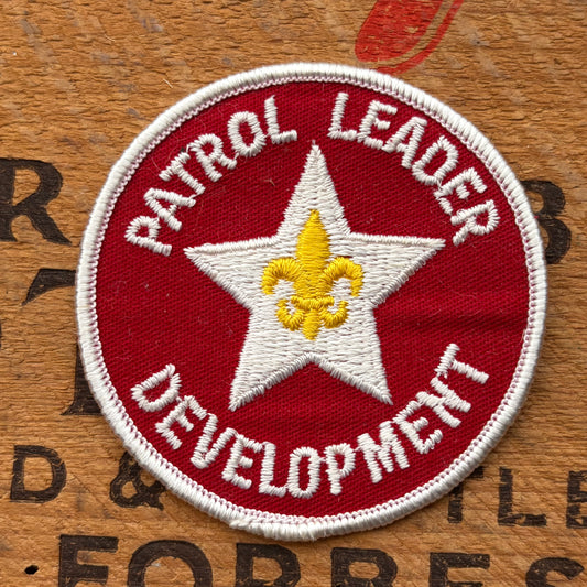 【USA vintage】Boy Scout Patrol Leader Patch