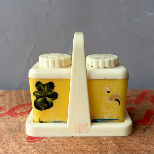 【USA vintage】Lustro-Ware Salt & Pepper