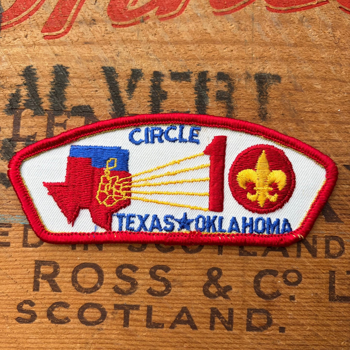 【USA vintage】Boy Scout Texas Oklahoma Patch