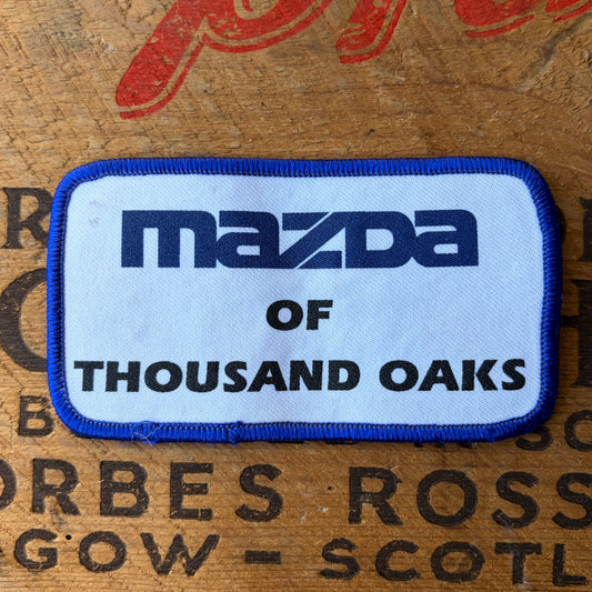 【USA vintage】MAZDA OF THOUSAND OAKS Patch