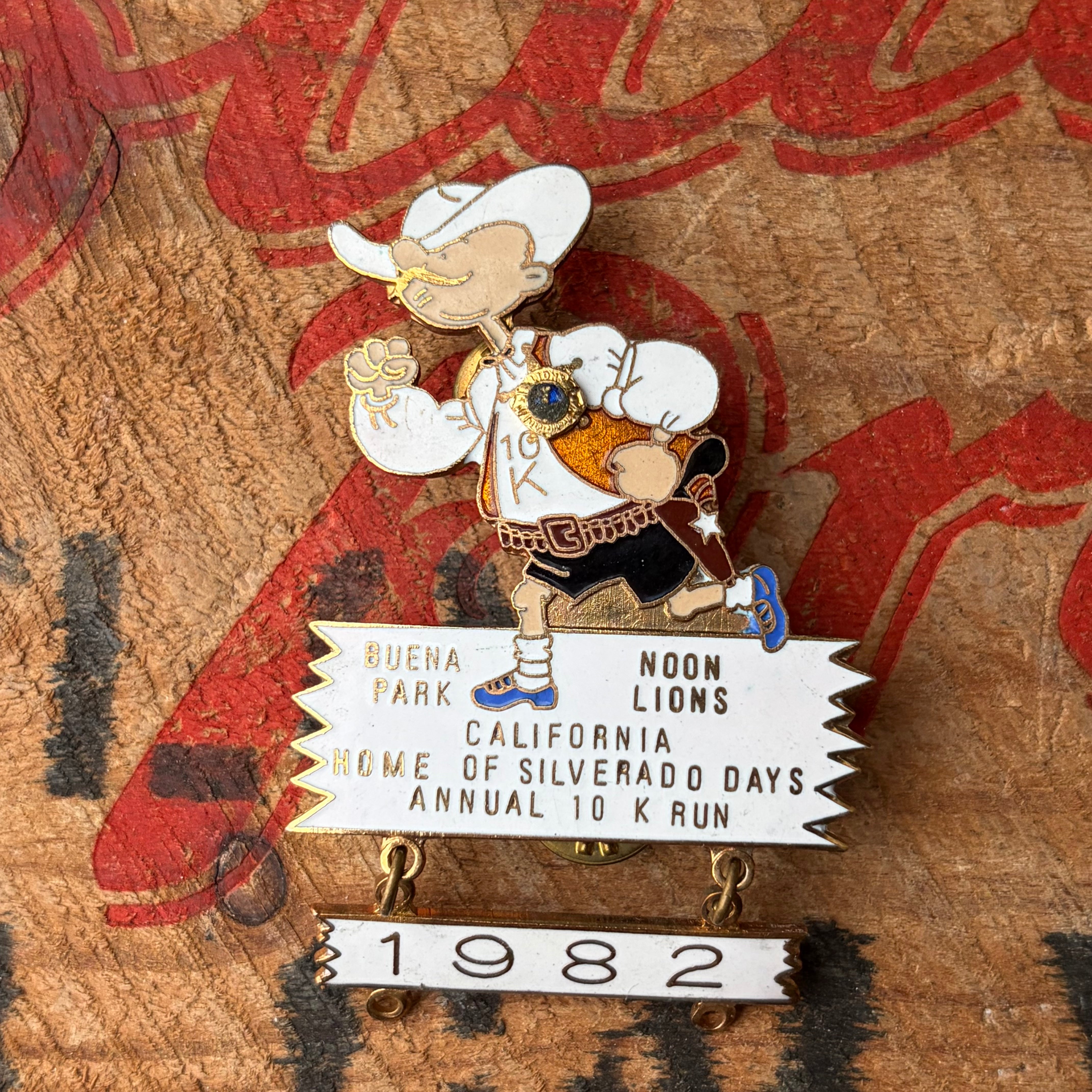 【USA vintage】Silverado Days Annual 10K Run Pins – 雑貨屋ポッポ
