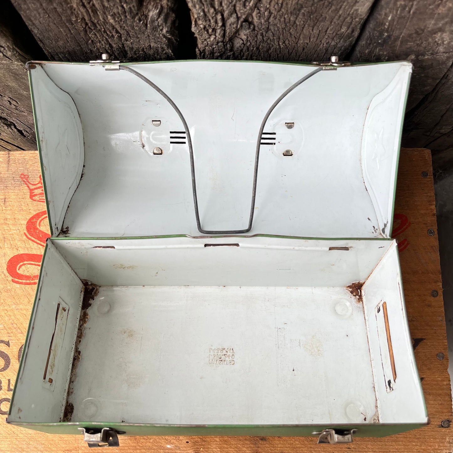 【USA vintage】1940's American Thermos Bottle Co Lunch Box