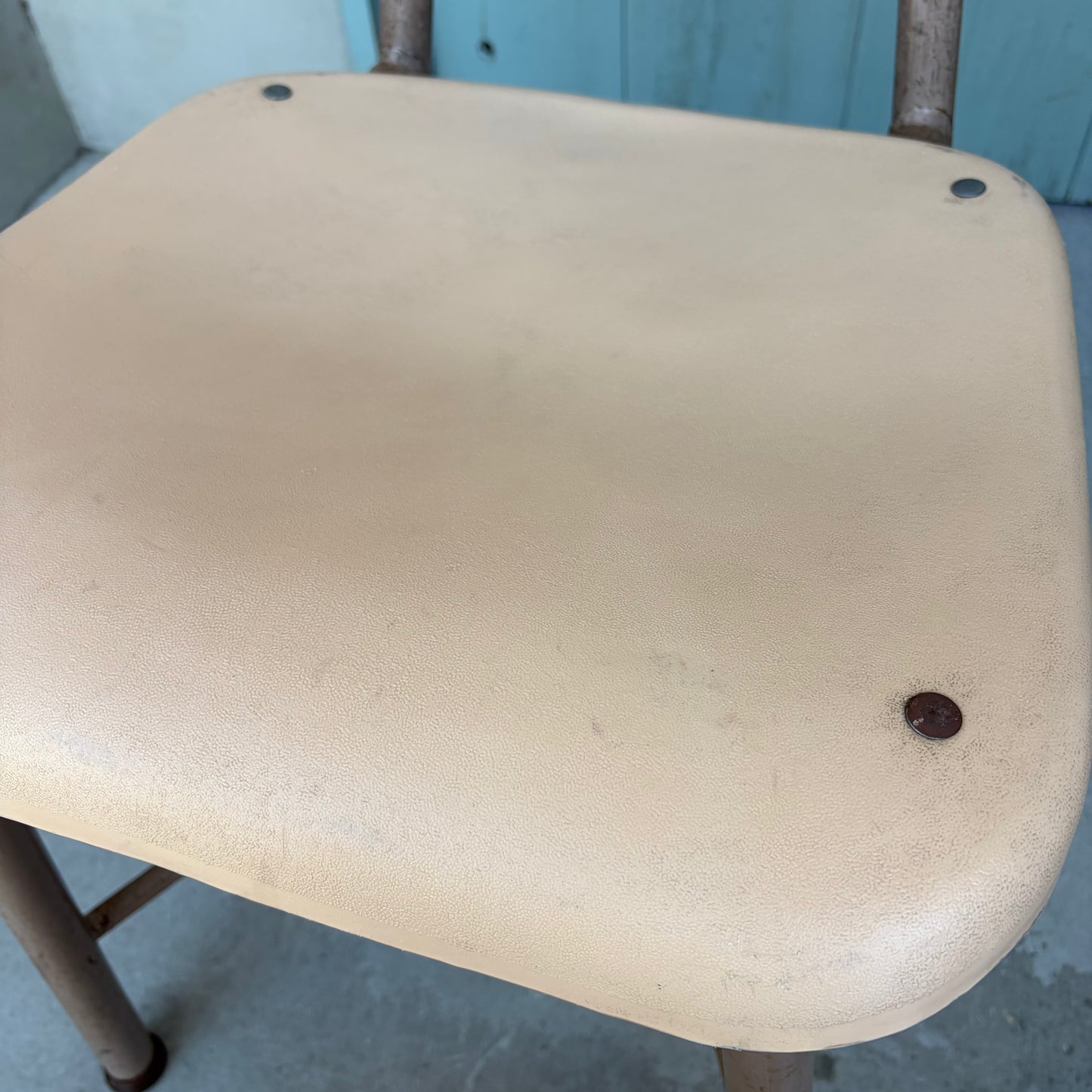 【USA vintage】60-70’s School Chair Ivory
