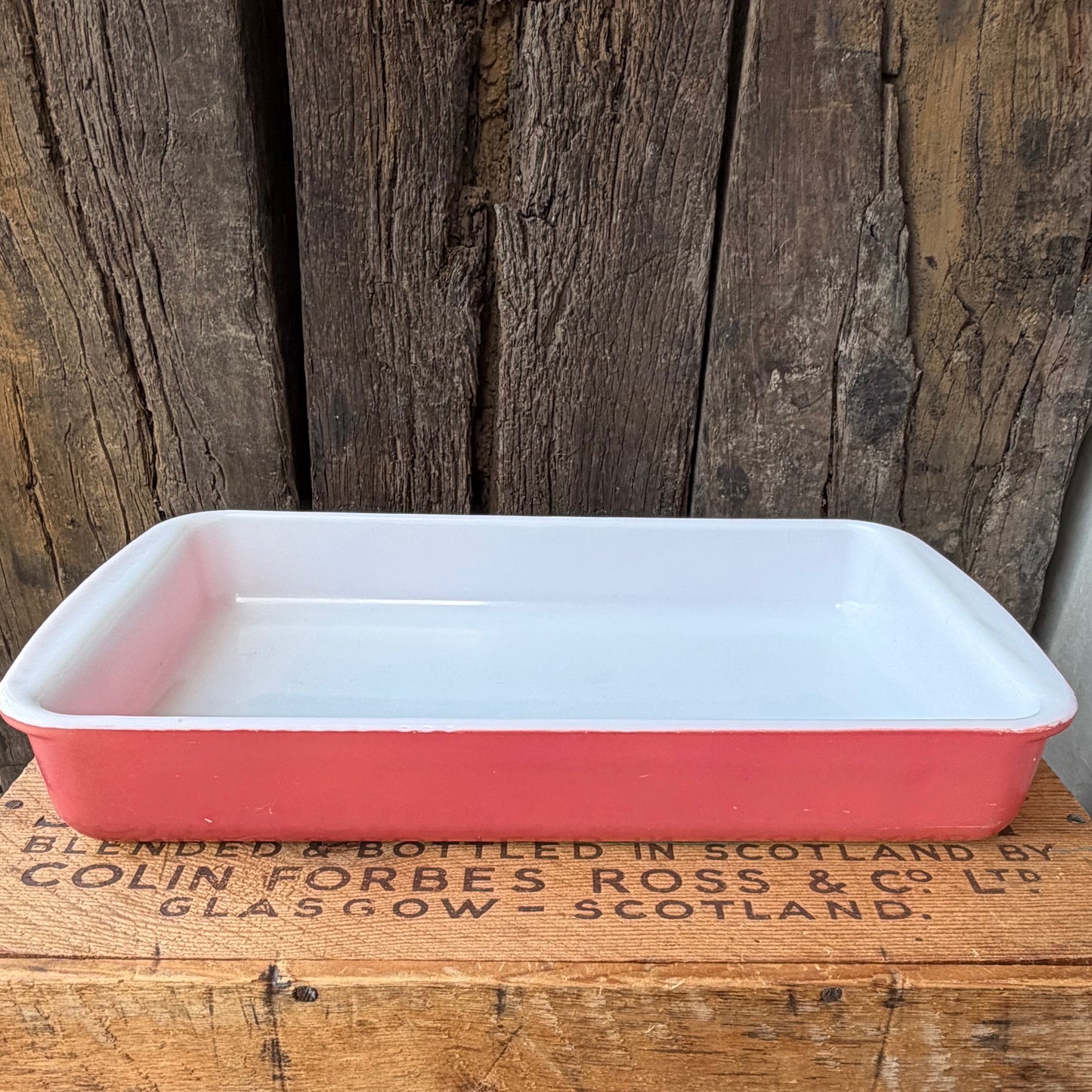 【USA vintage】PYREX Casserole pink flamingo
