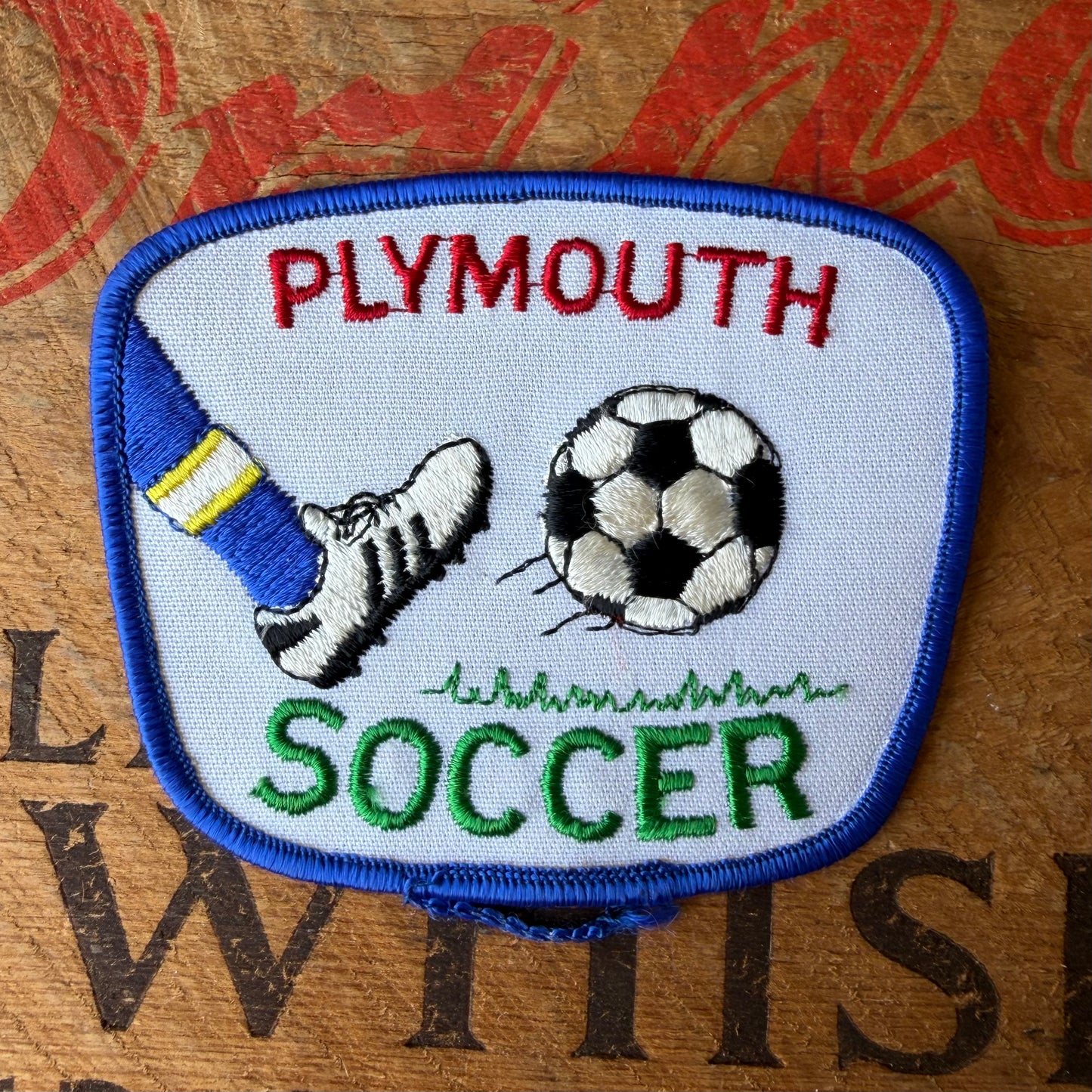 【USA vintage】PLYMOUTH Soccer Patch