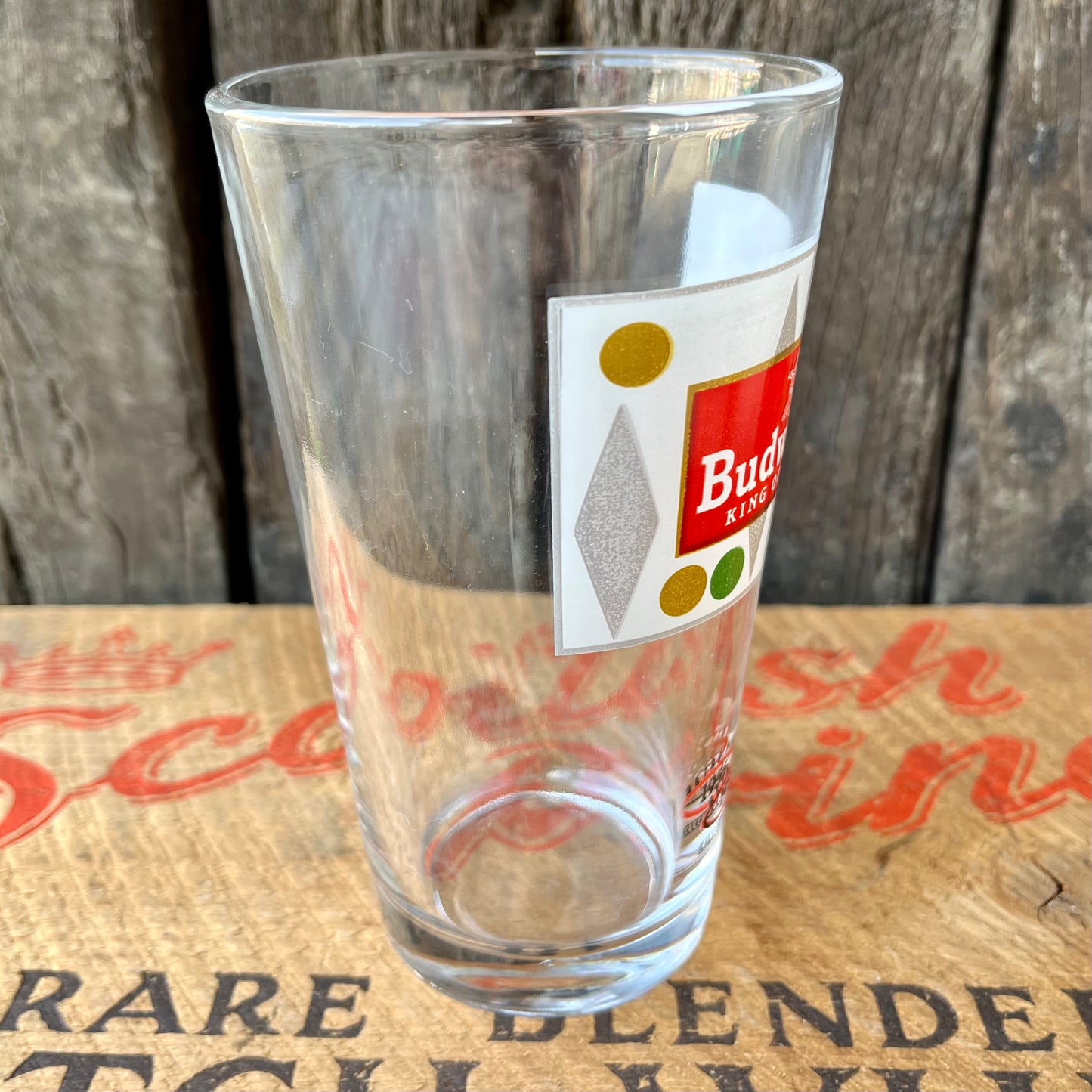 【USA vintage】Budweiser Beer Glass 1955