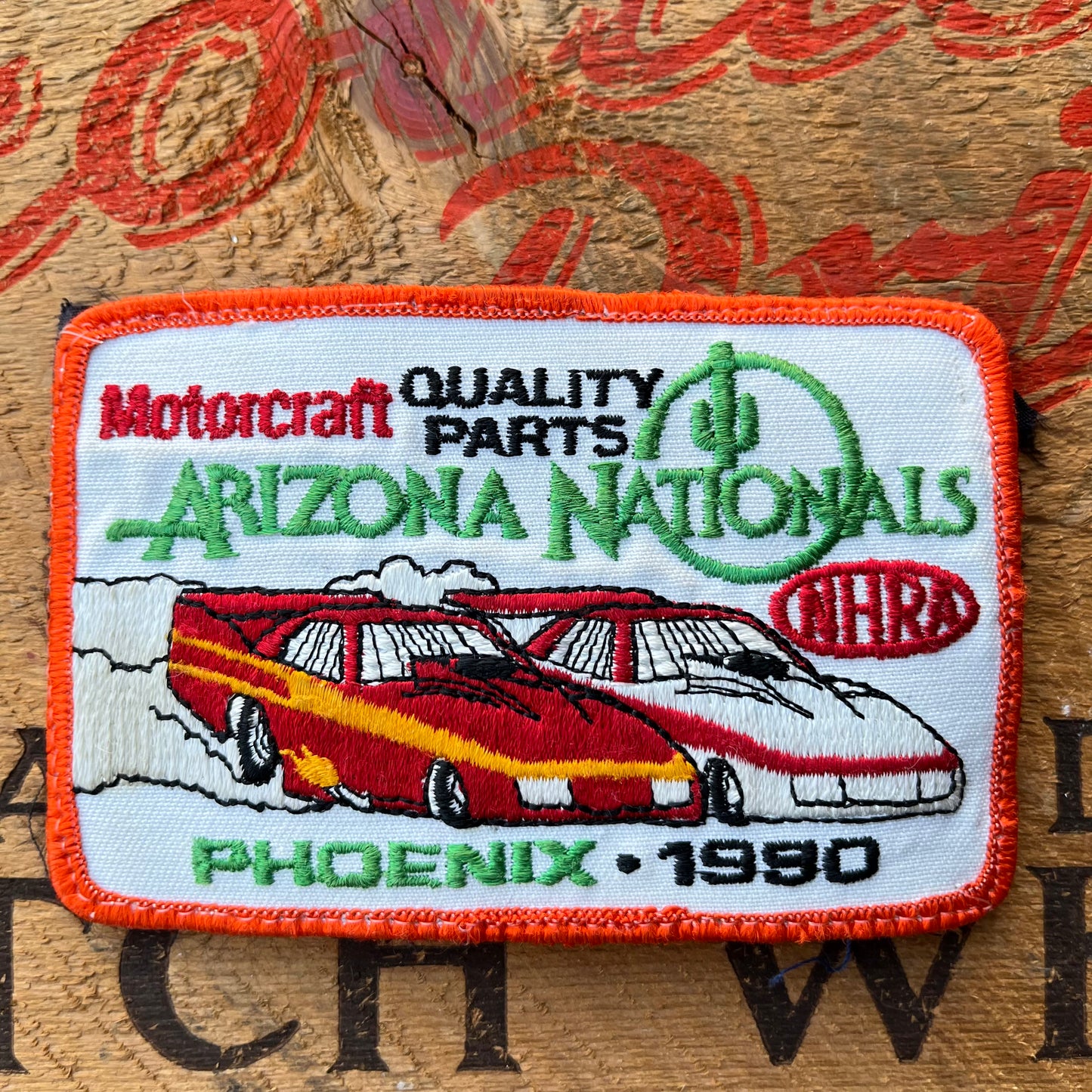 【USA vintage】NHRA 1990 Arizona Nationals Racing Patch