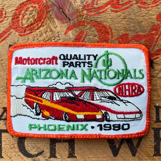 【USA vintage】NHRA 1990 Arizona Nationals Racing Patch