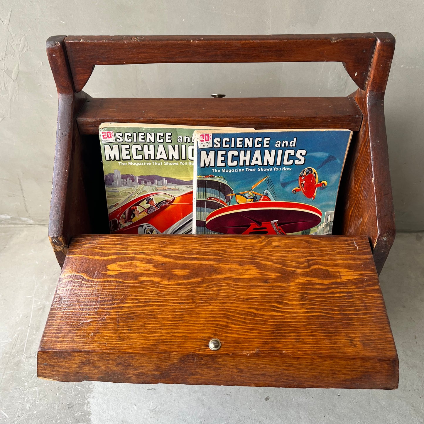 【USA vintage】Wooden Sewing Box