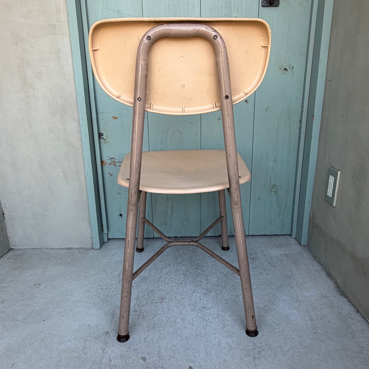 【USA vintage】60-70’s School Chair Ivory