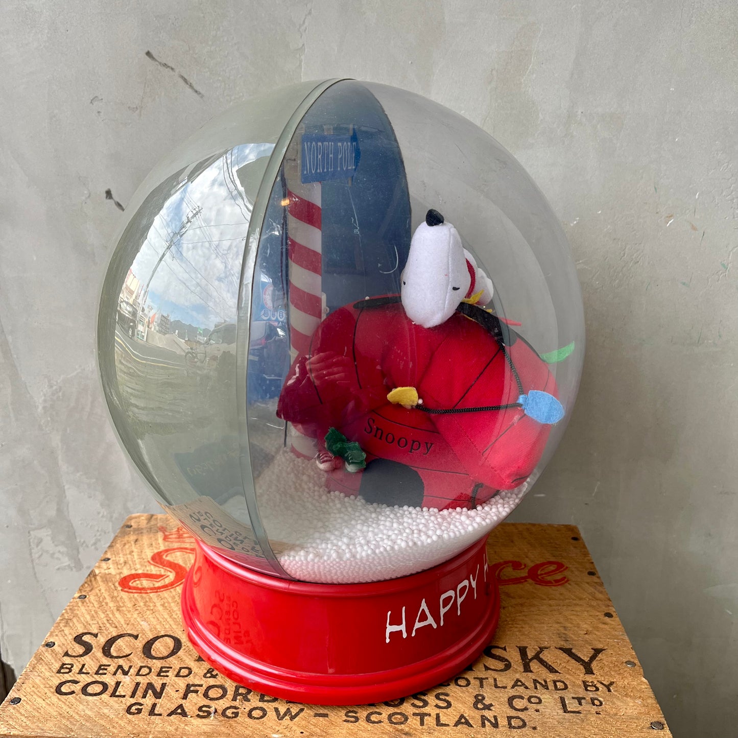 【USA vintage】Snoopy Snow Globe