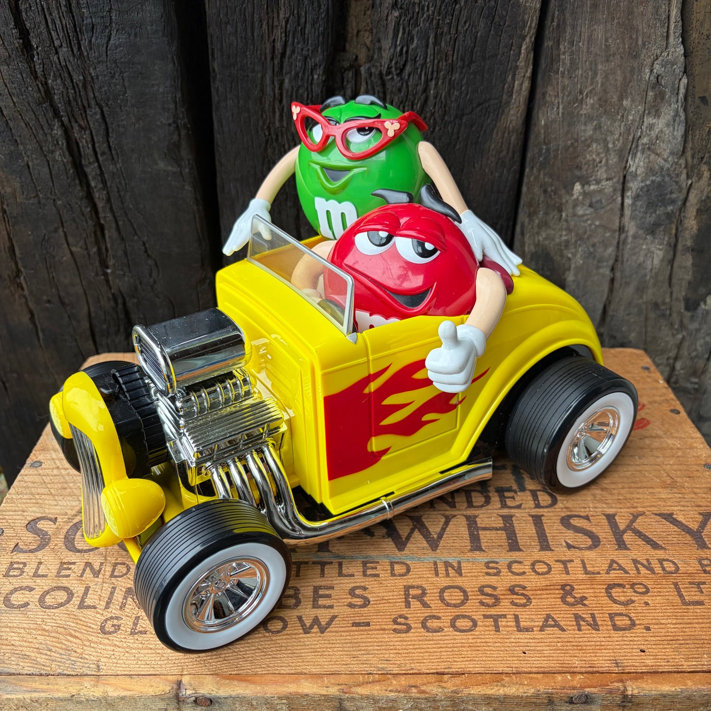 【90s USA vintage】M&M's Rebel Without A Clue Candy Dispenser