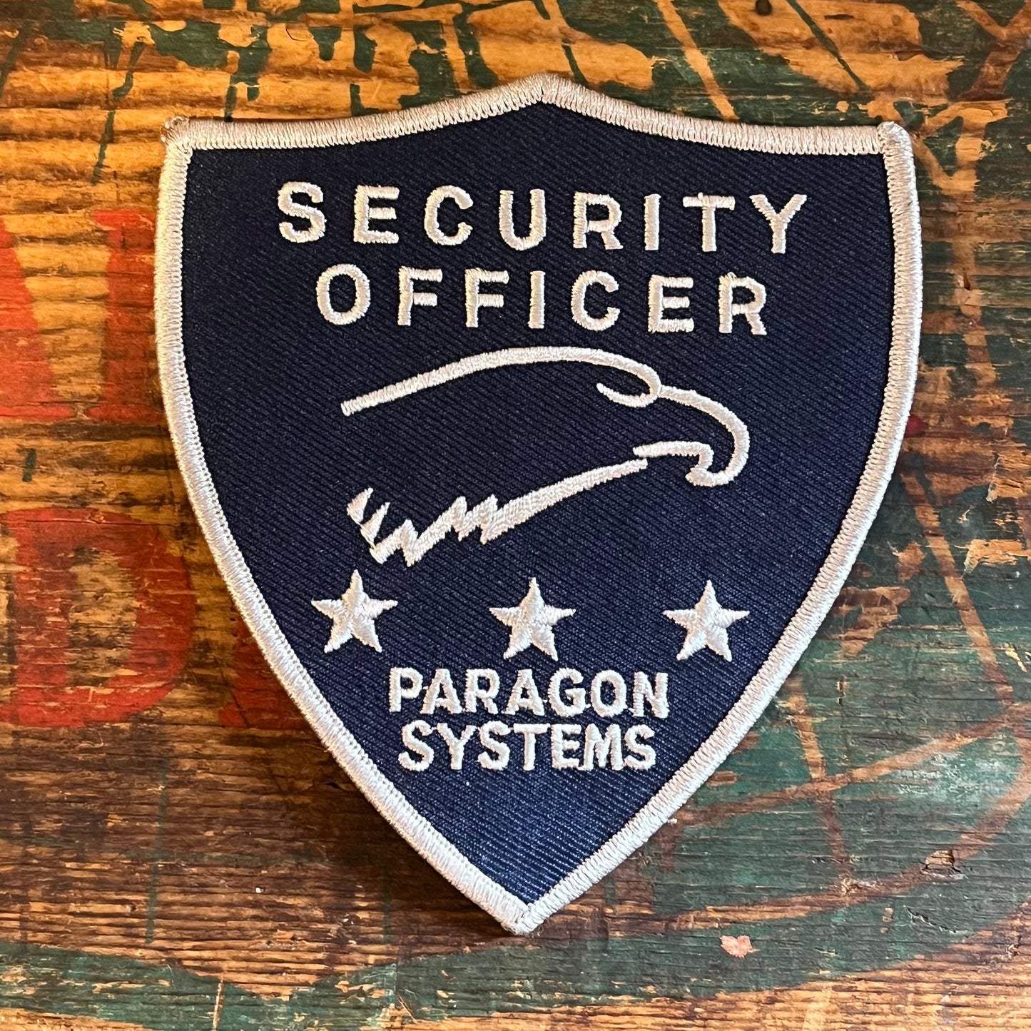 【USA vintage】ワッペンSECURITY OFFICER