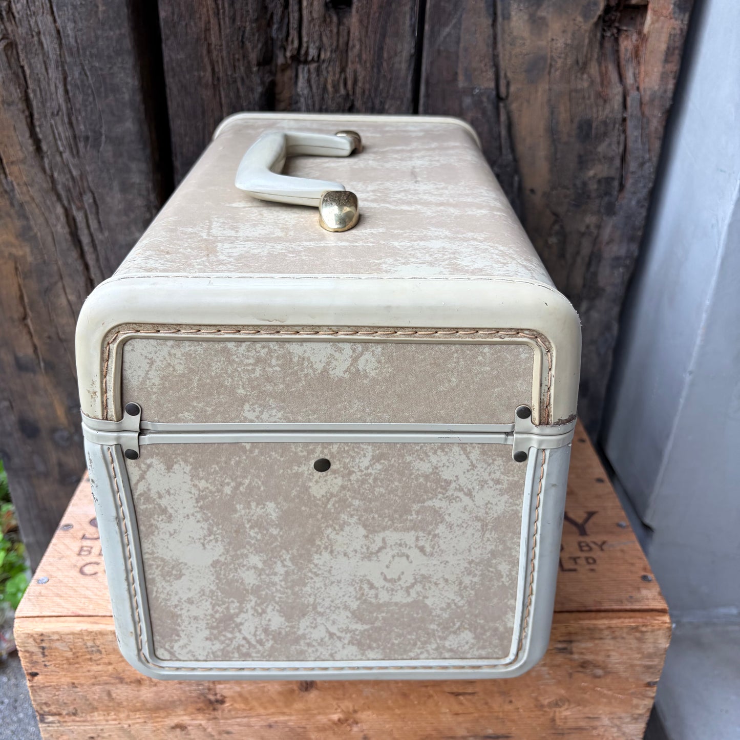 【USA vintage】1950s Samsonite Cosmetic Train Hardcase