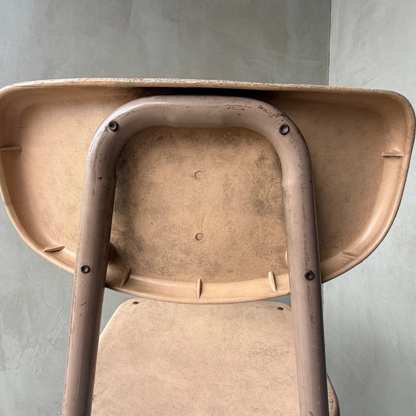 【USA vintage】60-70’s School Chair Ivory