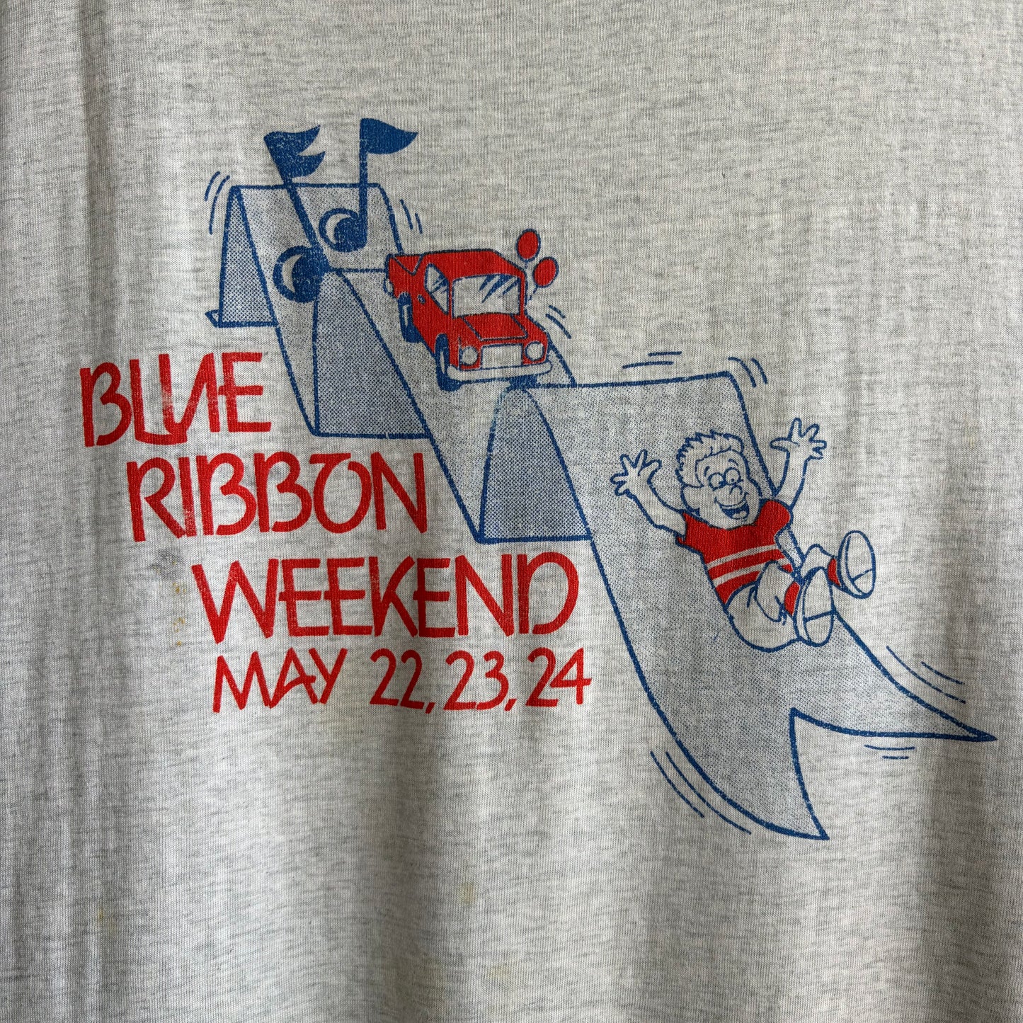 【USA vintage】90s BLUE RIBBON WEEKEND T Shirt