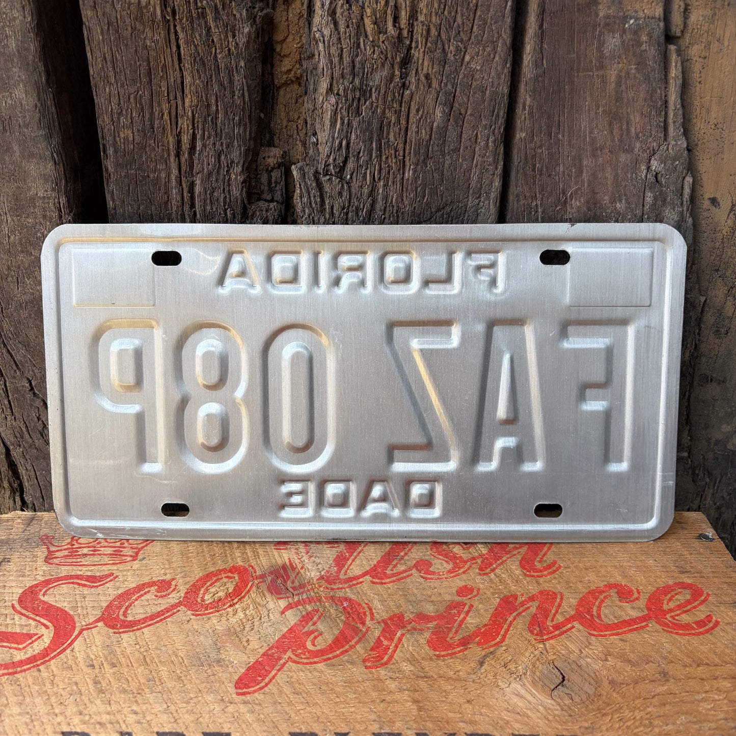 【USA vintage】1980 Florida Number Plate