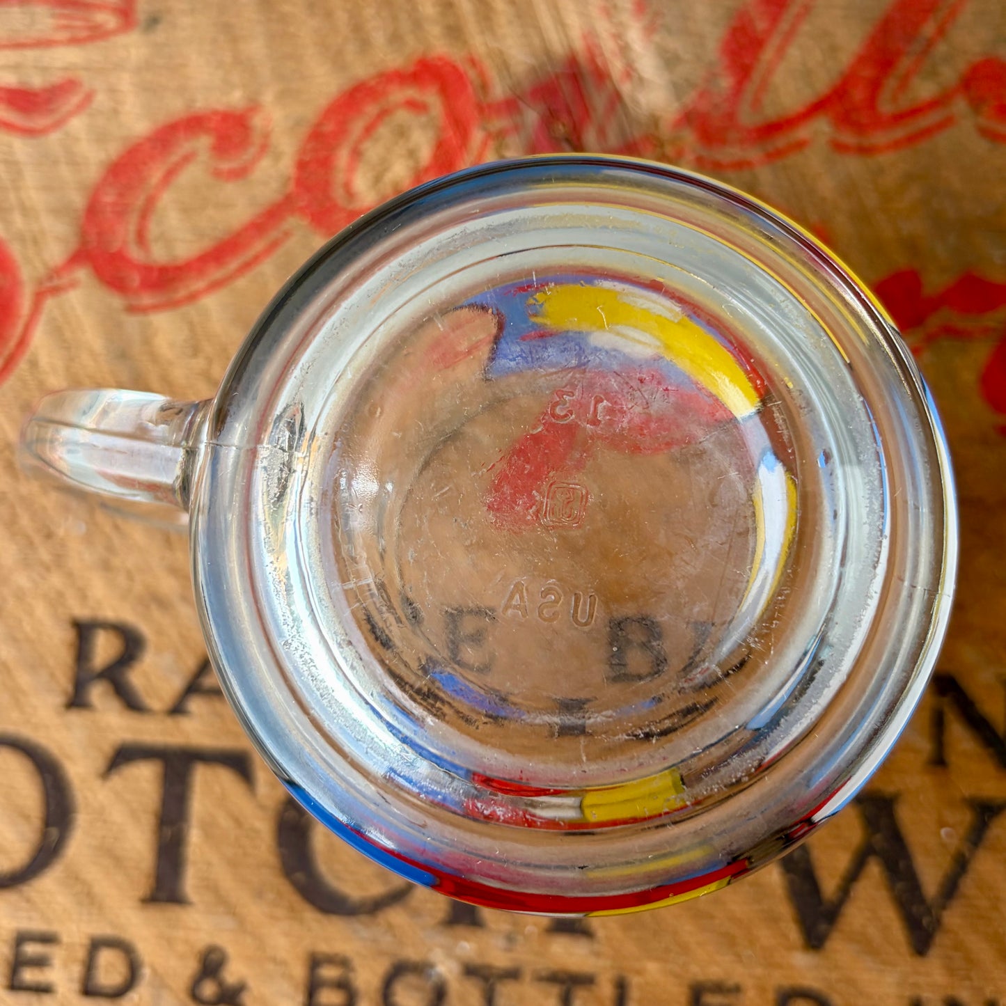 【USA vintage】Anchor Hocking 
Looney tunes glass mug