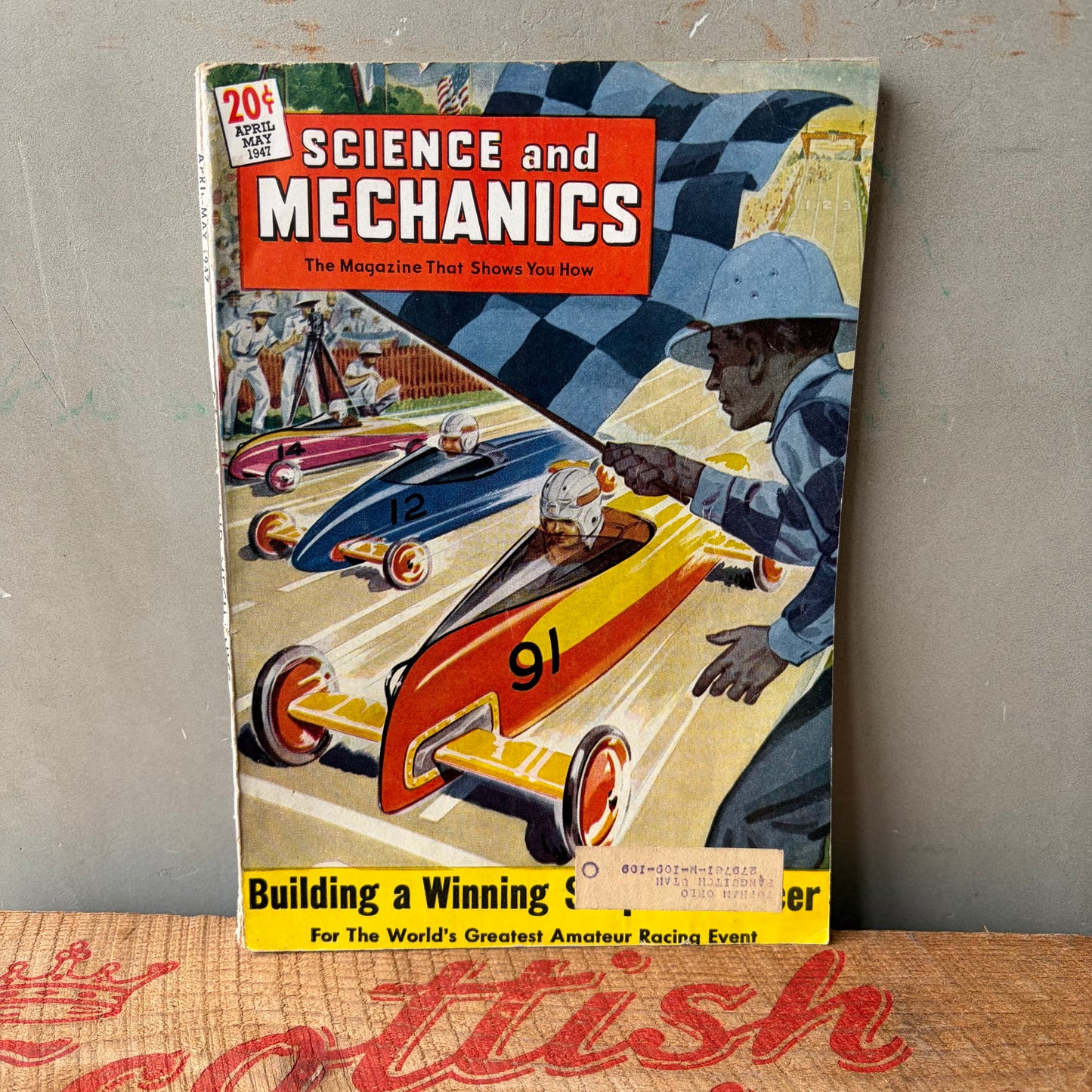 【USA vintage】Science and Mechanics Magazine  1947/April,May